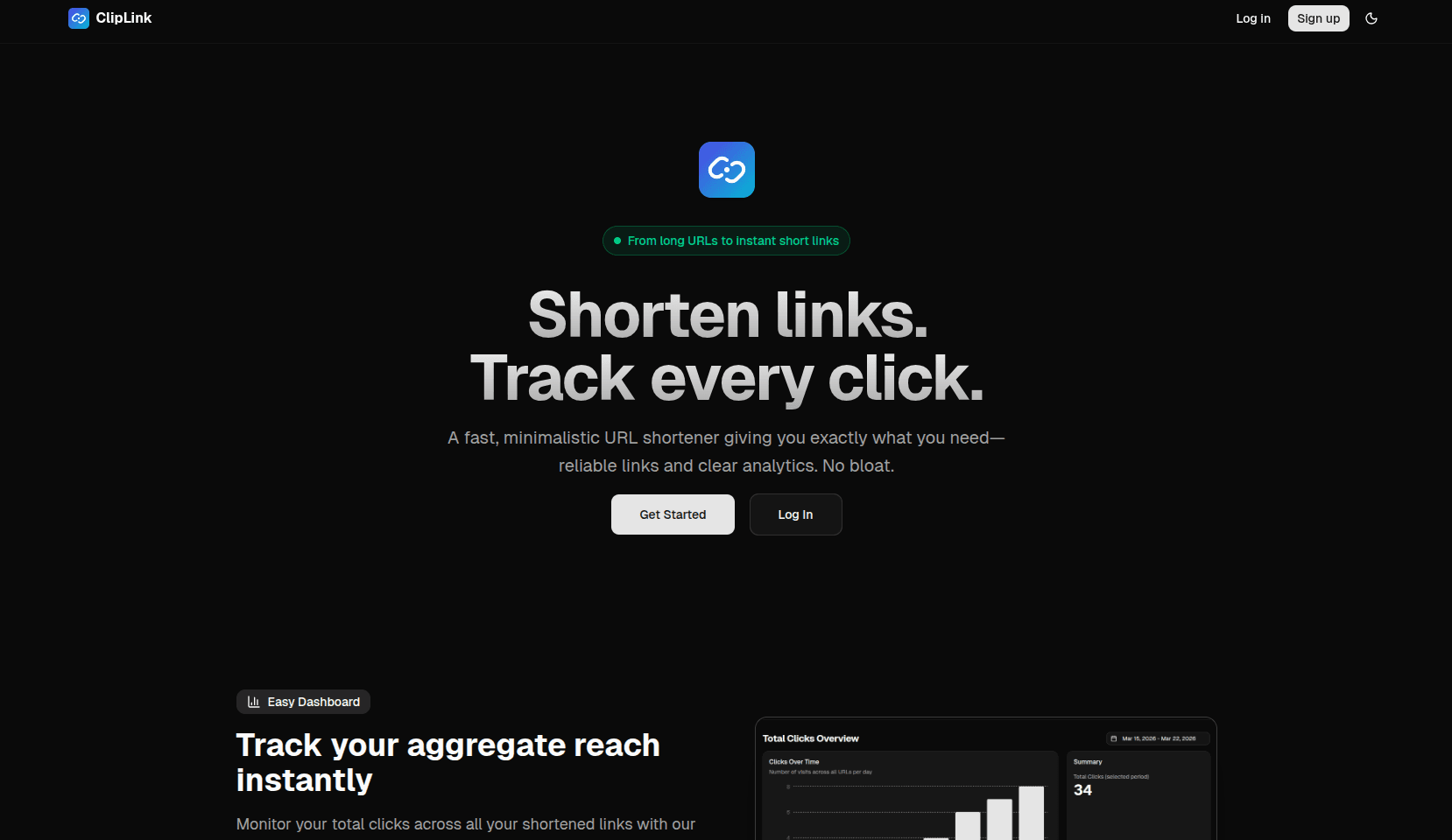 ClipLink - URL Shortener